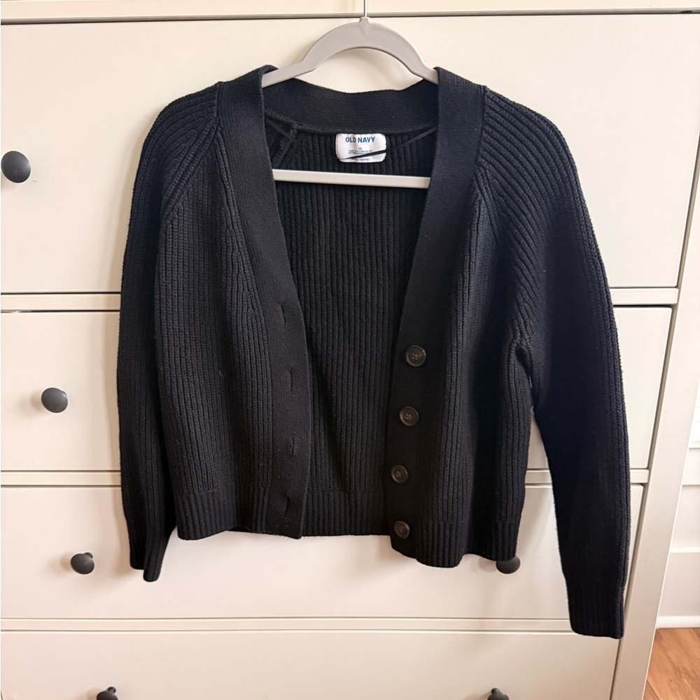 Old Navy Women's Black Cardigan Sweater